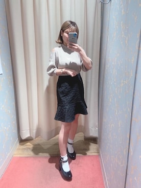 マジェスティックレゴン天王寺ミオ店スタッフさん(レディース・145cm)の春コーディネート