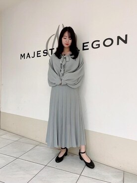 マジェスティックレゴン天王寺ミオ店スタッフさん（レディース・159cm）の春コーディネート