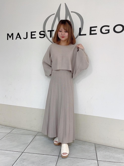 Majestic Legon マジェスティックレゴン天王寺ミオ店スタッフさんのワンピースを使ったコーディネート Zozotown