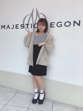マジェスティックレゴン天王寺ミオ店スタッフさん(レディース・145cm)の春コーディネート