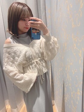 マジェスティックレゴン天王寺ミオ店スタッフさん（レディース・145cm）の春コーディネート