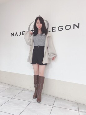 マジェスティックレゴン天王寺ミオ店スタッフさん（レディース・159cm）の春コーディネート