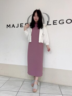 マジェスティックレゴン天王寺ミオ店スタッフさん（レディース・159cm）の春コーディネート