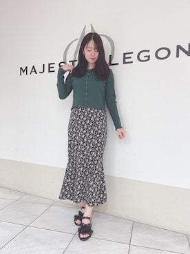 マジェスティックレゴン天王寺ミオ店スタッフさん（レディース・159cm）の春コーディネート