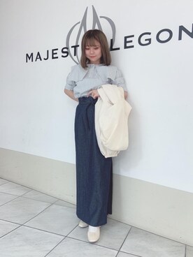 マジェスティックレゴン天王寺ミオ店スタッフさん(レディース・145cm)の春コーディネート