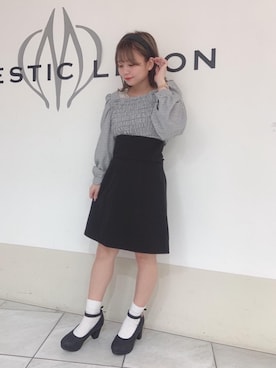 マジェスティックレゴン天王寺ミオ店スタッフさん（レディース・145cm）の春コーディネート