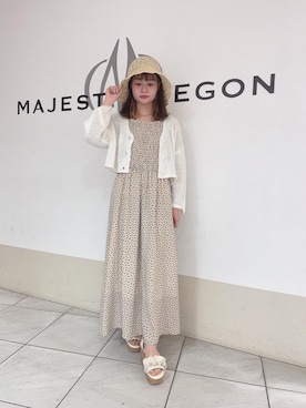 マジェスティックレゴン天王寺ミオ店スタッフさん（レディース・145cm）の春コーディネート