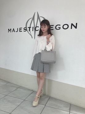 マジェスティックレゴン天王寺ミオ店スタッフさん（レディース・145cm）の春コーディネート