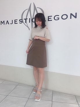 マジェスティックレゴン天王寺ミオ店スタッフさん(レディース・145cm)の春コーディネート
