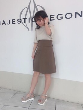 マジェスティックレゴン天王寺ミオ店スタッフさん(レディース・145cm)の春コーディネート