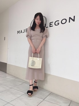 タンクトップを使った「ニットワンピ」の人気ファッション ...