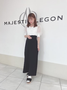 マジェスティックレゴン天王寺ミオ店スタッフさん（レディース・145cm）の春コーディネート