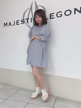 マジェスティックレゴン天王寺ミオ店スタッフさん(レディース・145cm)の春コーディネート