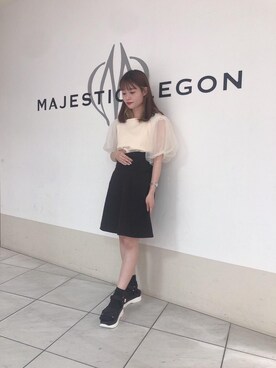 マジェスティックレゴン天王寺ミオ店スタッフさん(レディース・145cm)の春コーディネート