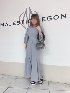 マジェスティックレゴン天王寺ミオ店スタッフさん（レディース・145cm）の春コーディネート