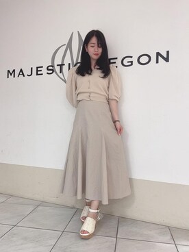 マジェスティックレゴン天王寺ミオ店スタッフさん(レディース・159cm)の春コーディネート
