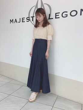 マジェスティックレゴン天王寺ミオ店スタッフさん(レディース・145cm)の春コーディネート