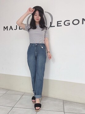 マジェスティックレゴン天王寺ミオ店スタッフさん（レディース・159cm）の春コーディネート