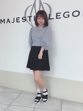 マジェスティックレゴン天王寺ミオ店スタッフさん（レディース・145cm）の春コーディネート
