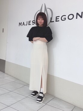 「大人気商品」｜マジェスティックレゴン天王寺ミオ店スタッフさん（レディース・145cm）の春コーディネート