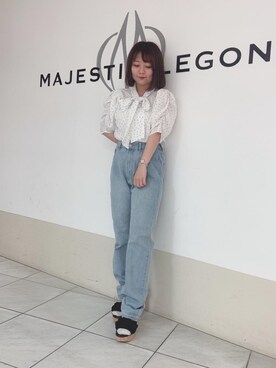 マジェスティックレゴン天王寺ミオ店スタッフさん(レディース・145cm)の春コーディネート