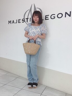 マジェスティックレゴン天王寺ミオ店スタッフさん(レディース・145cm)の春コーディネート