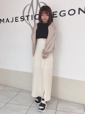 マジェスティックレゴン天王寺ミオ店スタッフさん(レディース・145cm)の春コーディネート