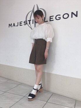 「大人気アイテム」｜マジェスティックレゴン天王寺ミオ店スタッフさん（レディース・145cm）の夏コーディネート
