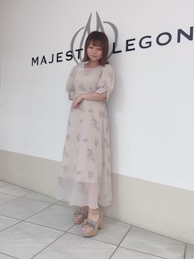 マジェスティックレゴン天王寺ミオ店スタッフさん（レディース・145cm）の夏コーディネート