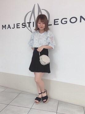 「大人気商品」｜マジェスティックレゴン天王寺ミオ店スタッフさん（レディース・145cm）の夏コーディネート