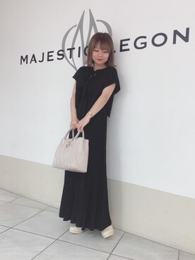 マジェスティックレゴン天王寺ミオ店スタッフさん（レディース・145cm）の夏コーディネート