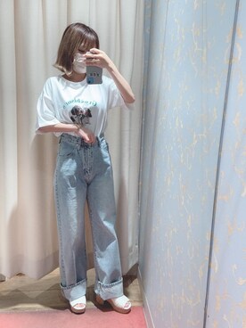 マジェスティックレゴン天王寺ミオ店スタッフさん（レディース・145cm）の夏コーディネート