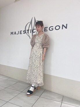 マジェスティックレゴン天王寺ミオ店スタッフさん(レディース・145cm)の夏コーディネート
