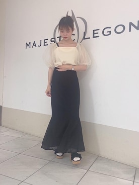 マジェスティックレゴン天王寺ミオ店スタッフさん（レディース・145cm）の夏コーディネート