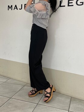 マジェスティックレゴン天王寺ミオ店スタッフさん(レディース・159cm)の夏コーディネート