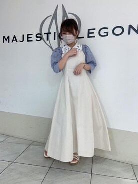 マジェスティックレゴン天王寺ミオ店スタッフさん(レディース・145cm)の夏コーディネート