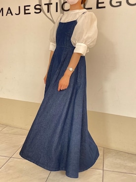 「大人気アイテム」｜マジェスティックレゴン天王寺ミオ店スタッフさん（レディース・145cm）の夏コーディネート