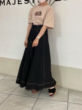 マジェスティックレゴン天王寺ミオ店スタッフさん（レディース・145cm）の夏コーディネート