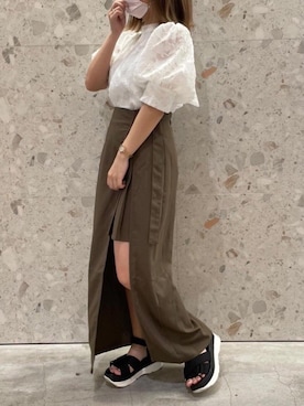 マジェスティックレゴン天王寺ミオ店スタッフさん（レディース・145cm）の夏コーディネート