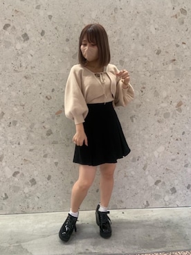 マジェスティックレゴン天王寺ミオ店スタッフさん（レディース・145cm）の夏コーディネート