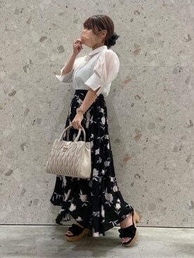 マジェスティックレゴン天王寺ミオ店スタッフさん（レディース・145cm）の夏コーディネート