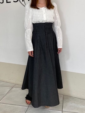 マジェスティックレゴン天王寺ミオ店スタッフさん(レディース・145cm)の夏コーディネート