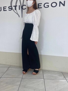 マジェスティックレゴン天王寺ミオ店スタッフさん（レディース・145cm）の夏コーディネート