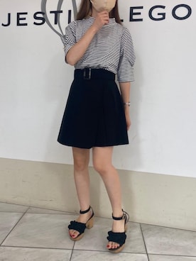 マジェスティックレゴン天王寺ミオ店スタッフさん（レディース・145cm）の夏コーディネート