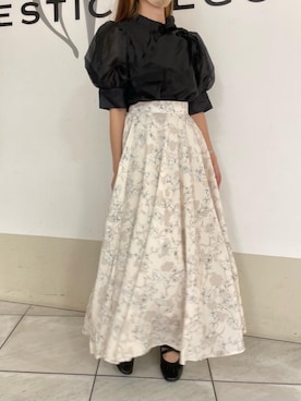 「MAJESTIC LEGON（マジェスティックレゴン）のアイテム」を使った、マジェスティックレゴン天王寺ミオ店スタッフさん（レディース・145cm）の夏コーディネート