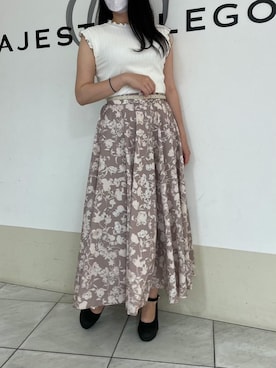 マジェスティックレゴン天王寺ミオ店スタッフさん（レディース・159cm）の夏コーディネート