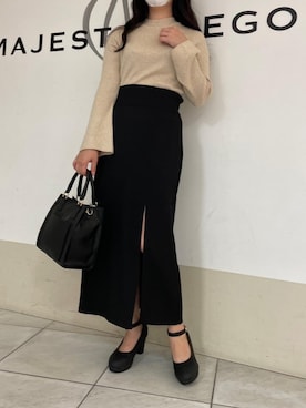 マジェスティックレゴン天王寺ミオ店スタッフさん（レディース・159cm）の秋コーディネート