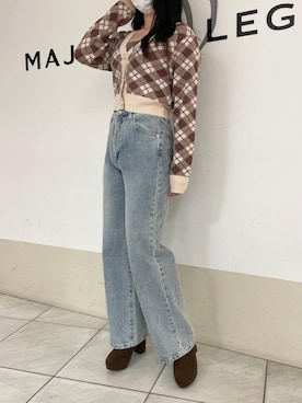 マジェスティックレゴン天王寺ミオ店スタッフさん(レディース・159cm)の秋コーディネート