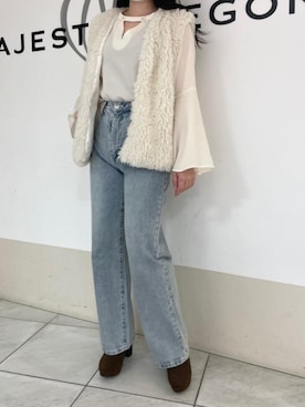 マジェスティックレゴン天王寺ミオ店スタッフさん(レディース・159cm)の秋コーディネート