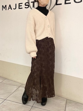 マジェスティックレゴン天王寺ミオ店スタッフさん（レディース・145cm）の秋コーディネート